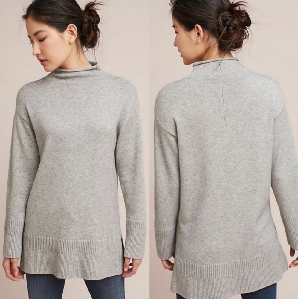 MOTH Anthropologie Mock Neck Sweater